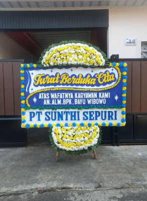Papan Bunga Duka di Bangil